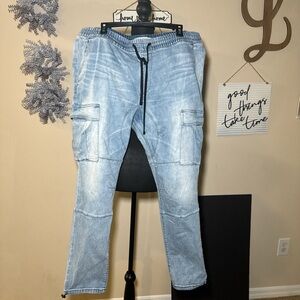 Light Blue Men's Cargo Pants